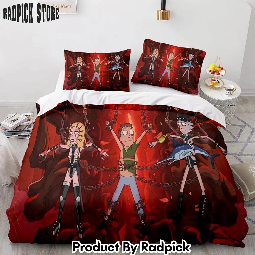 Rickand morty season5 bedding set quilt duvet cover bedding sets  rp0424412